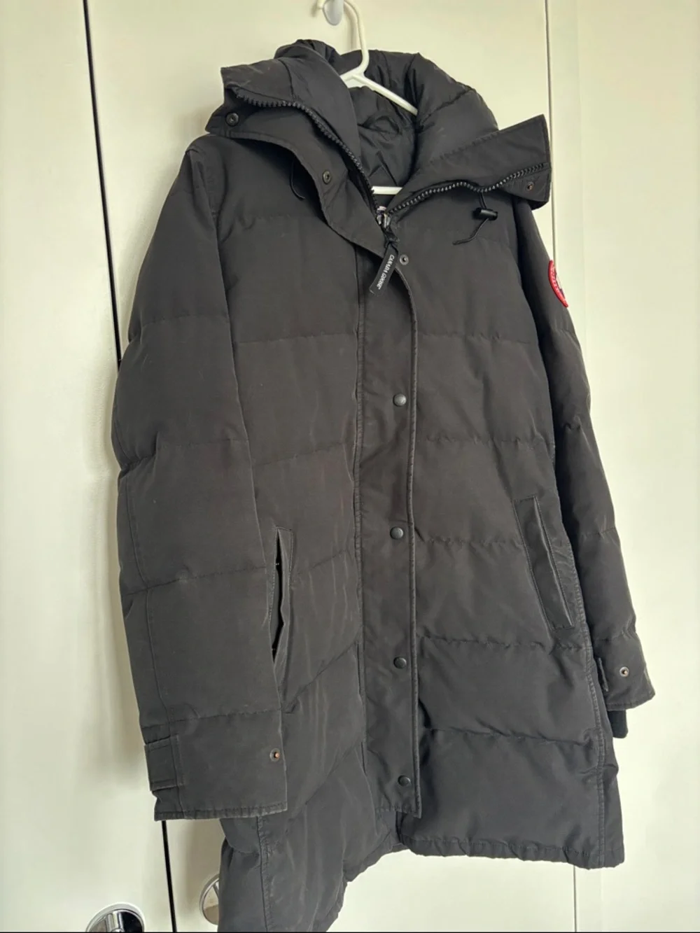 Canada Goose Black Shelburne Quilted Puffer Parka Coat with Hood - Picture 1 of 5
